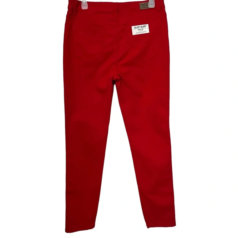 Velvet Heart Red High Rise Jeans - Picture 2 of 9